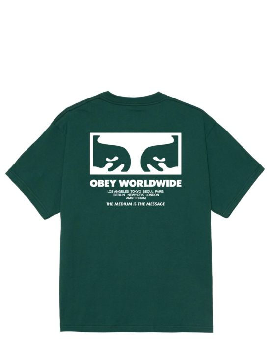 Obey Ανδρική Μπλούζα The Medium Is The Message Tee 165264333
