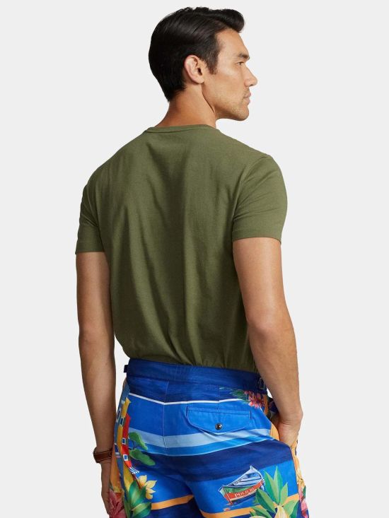 Polo Ralph Lauren Ανδρική Μπλούζα Sscncmslm2-Short Sleeve-T-Shirt 710671438