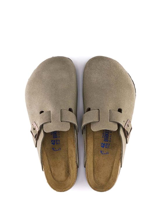 Birkenstock Γυναικεία Πέδιλα Boston Sfb Vl Taupe Narrow 0560773