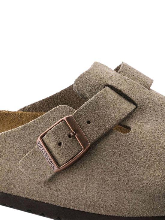 Birkenstock Γυναικεία Πέδιλα Boston Sfb Vl Taupe Narrow 0560773