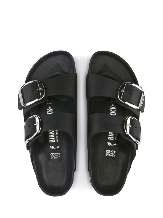 Birkenstock Γυναικεία Παπούτσια F25 Leather Arizona Big Buckle Leoi Black Hex 1011074
