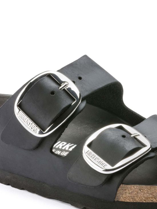 Birkenstock Γυναικεία Παπούτσια F25 Leather Arizona Big Buckle Leoi Black Hex 1011074