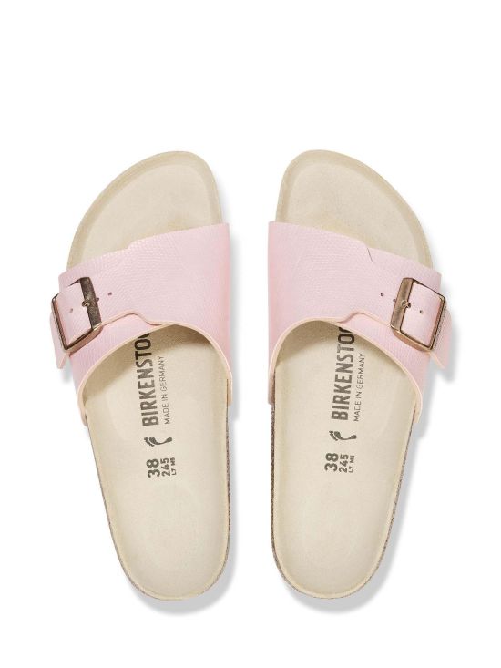 Birkenstock Γυναικεία Σανδάλια Bs Classic Catalina Bf Shiny Lizard Light Rose 1026447