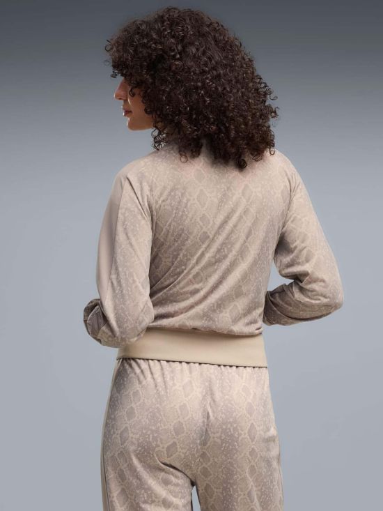 Puma Γυναικεία Ζακέτα T7 Snake Aop Short Track Jacket 638737