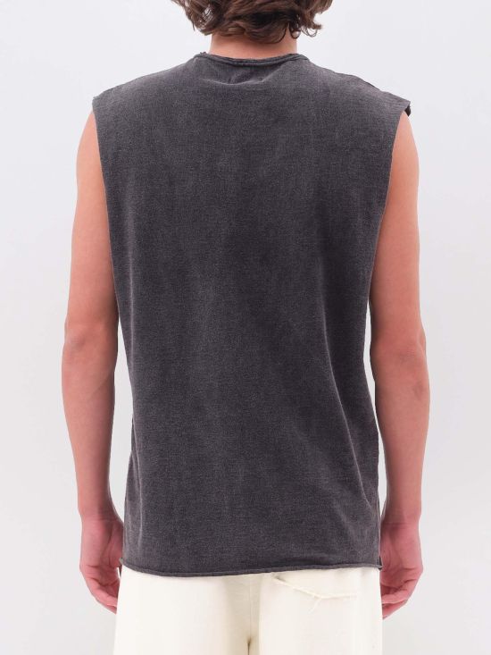 Dirty Laundry Aνδρική Μπλούζα Slub Tank Top With Raw Edges DLMTT000002