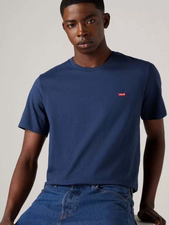 Levi's Ανδρική Μπλούζα SS Original Hm Tee Dress Blues 56605