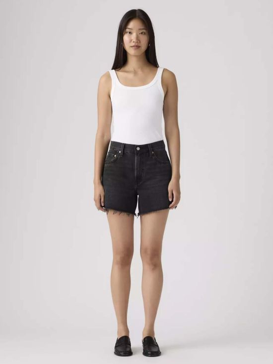 Levi's  Γυναικείο Σορτς Ribcage A-Line Short Blacks 005DS-0005