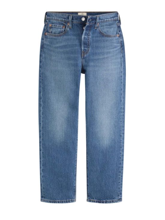 Levi's Γυναικείο Τζιν Παντελόνι 501® Crop Med Indigo - Worn In 36200