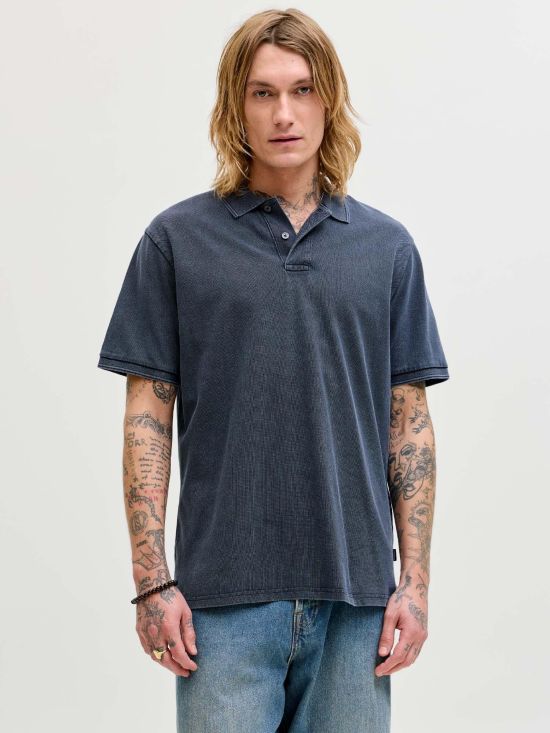 Jack & Jones Ανδρική Μπλούζα Jprbluwill Ss Wash Polo Sn 12293016