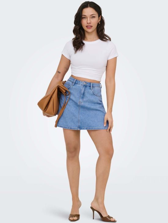 Only Γυναικεία Φούστα Onleden A-Skirt Dnm Akm 15374900