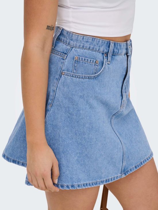 Only Γυναικεία Φούστα Onleden A-Skirt Dnm Akm 15374900