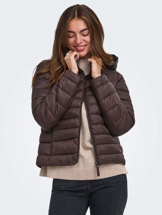 Only Γυναικείο Μπουφάν Onltahia Lw Quilted Hood Jkt Otw 15352020