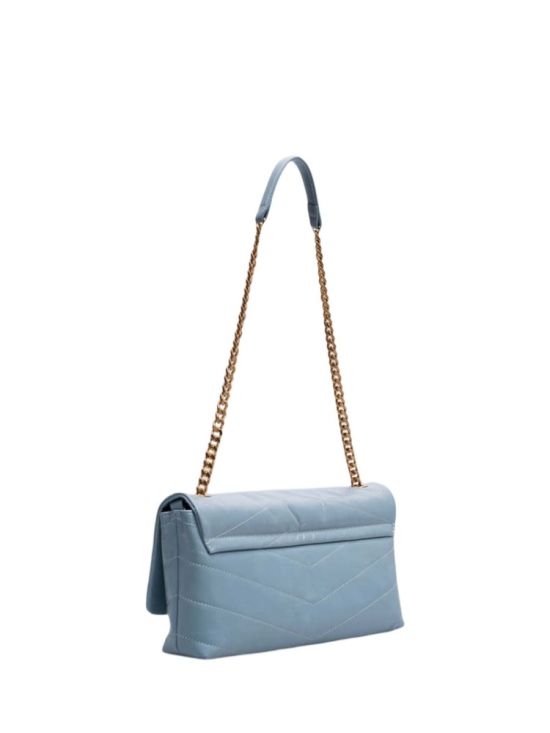 Twinset Γυναικεία Τσάντα Madison Leather Shoulder Bag 251TB7451