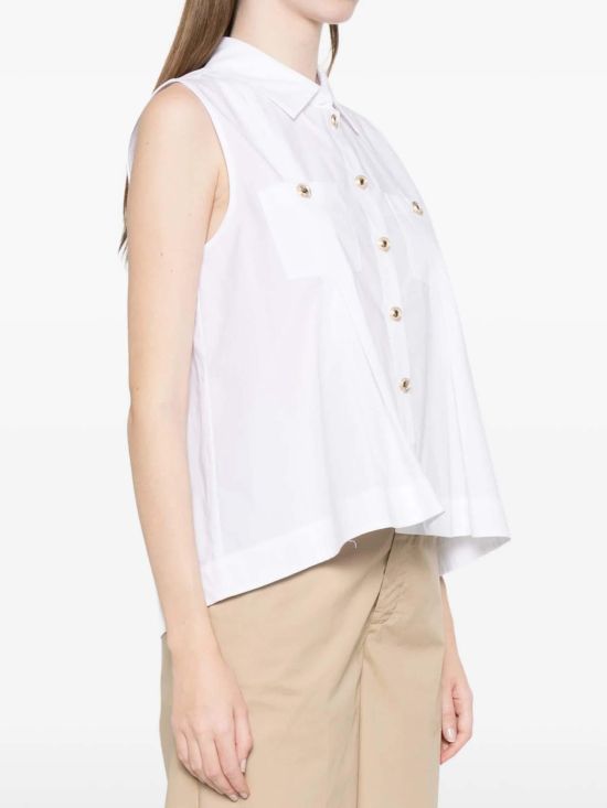 Twinset Γυναικείο Πουκάμισο Poplin Shirt With Pockets 261TT2234 - 758016