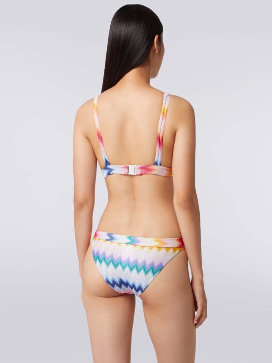 Missoni Σετ Γυναικείο Μαγιό Bikini-Micro Shaded Chevron Multicolor Raschel W/Lurex MS24SP0E-BR00TF