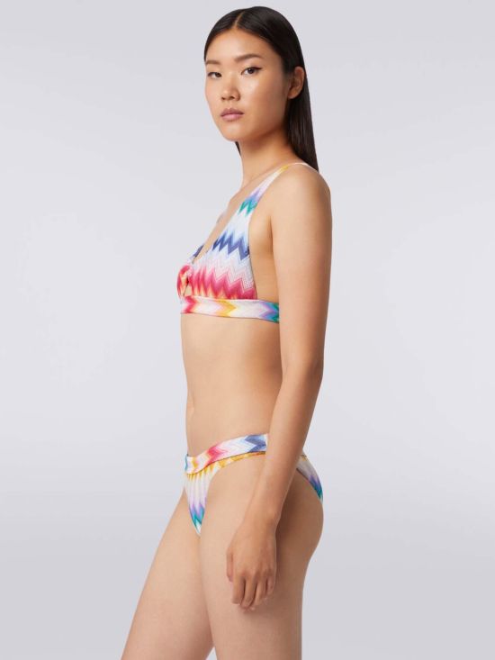 Missoni Σετ Γυναικείο Μαγιό Bikini-Micro Shaded Chevron Multicolor Raschel W/Lurex MS24SP0E-BR00TF