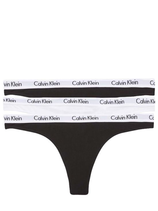 Calvin Klein Σετ Γυναικεία Εσώρουχα Thong 3 Pack Bikini Briefs Carousel QD3587E
