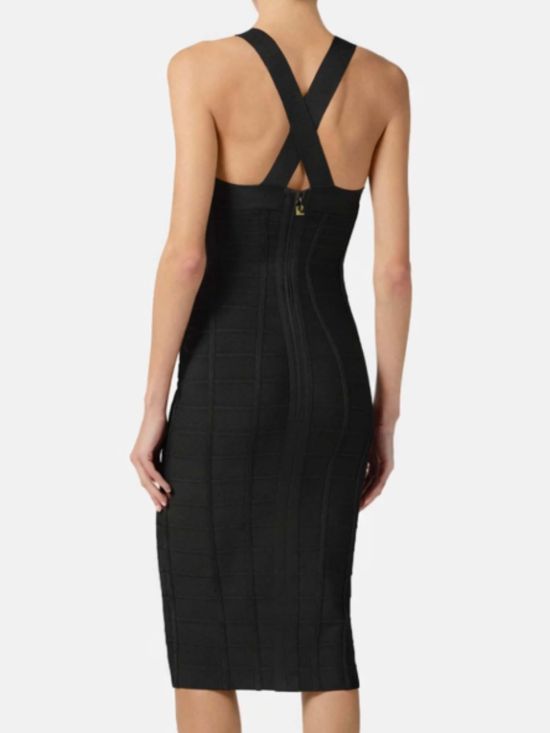 Elisabetta Franchi Knit 3D Pencil Dress AM24D62E2 - 754414