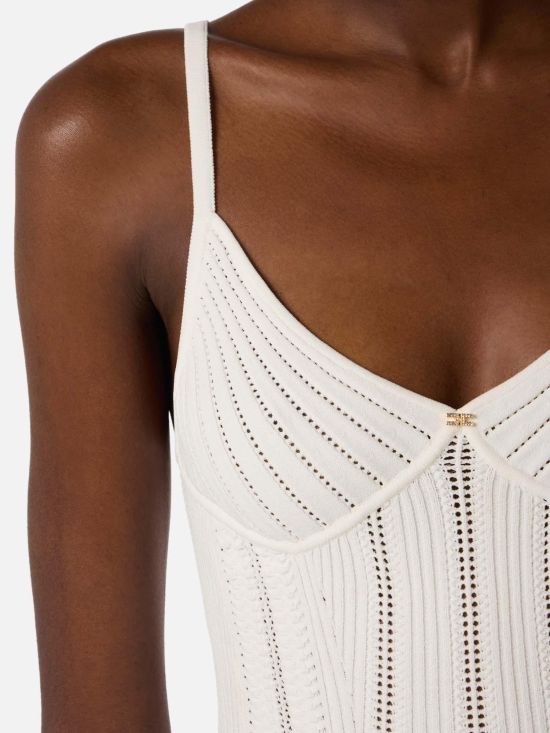 Elisabetta Franchi Γυναικείο Κορμάκι Knit Openwork Bodysuit BK85B62E2