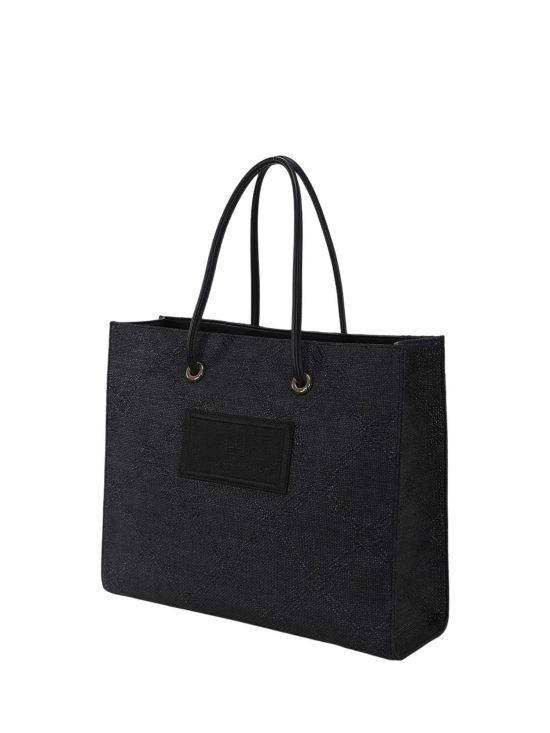 Elisabetta Franchi Γυναικεία Τσάντα Large Tote Bag In Jacquard Raffia BS82A52E2