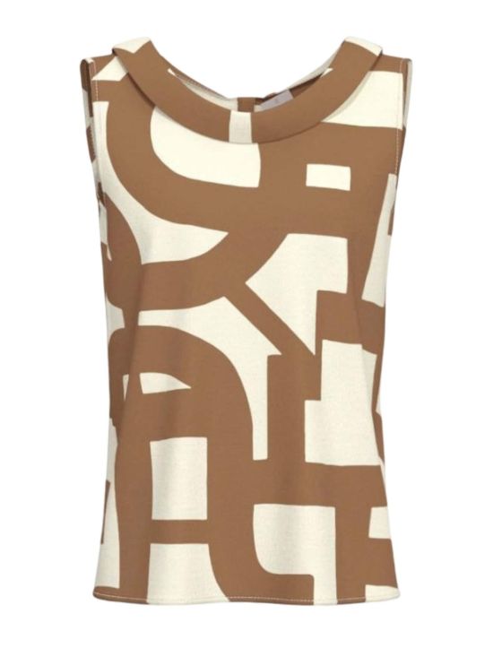 Emme Marella Γυναικεία Μπλούζα Sleeveless Twill Top Emmgommoso 2615161142 - 757742