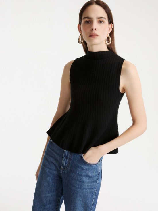 Marella Γυναικεία Μπλούζα Sleeveless Cut-And-Flare Top Mlsrapace - 778328